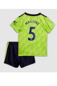 Manchester United Harry Maguire #5 Babytruitje 3e tenue Kind 2022-23 Korte Mouw (+ Korte broeken)